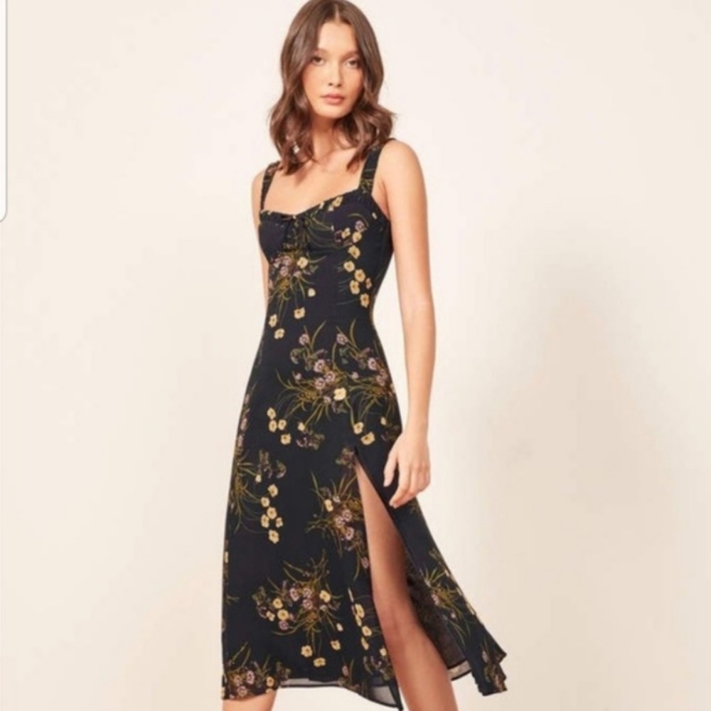 Reformation Peridot Dress in Mademoiselle Blue